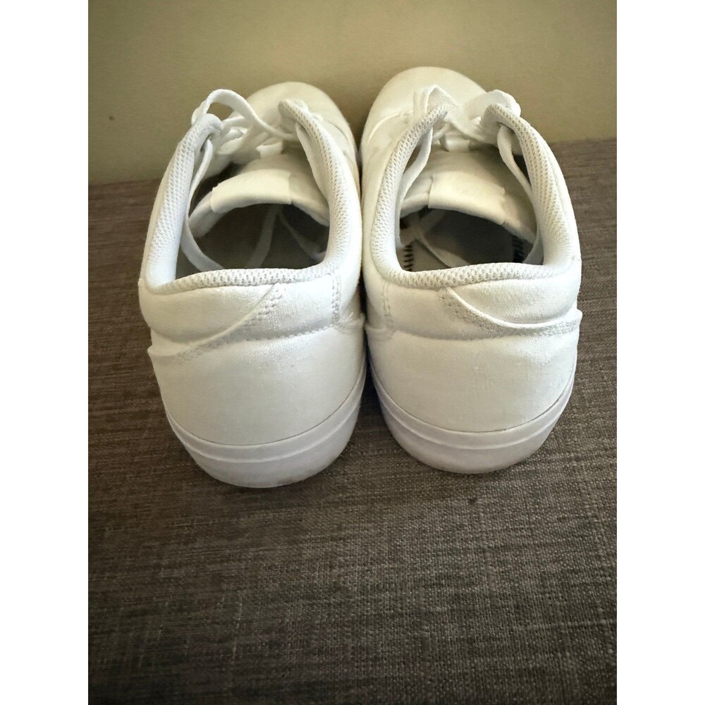Men’s Nike SB Charge Triple White Canvas Shoes Size 12 *Missing Insoles* - Picture 9 of 9